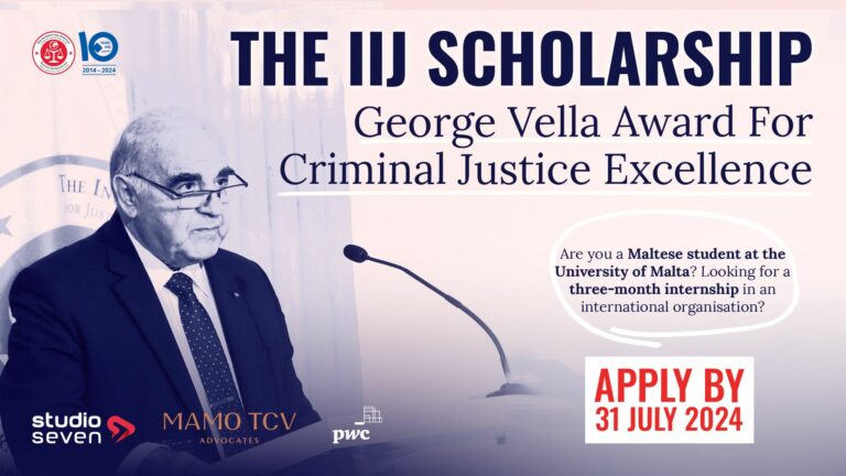 IIJ Scholarship in the Rule of Law and Criminal Justice